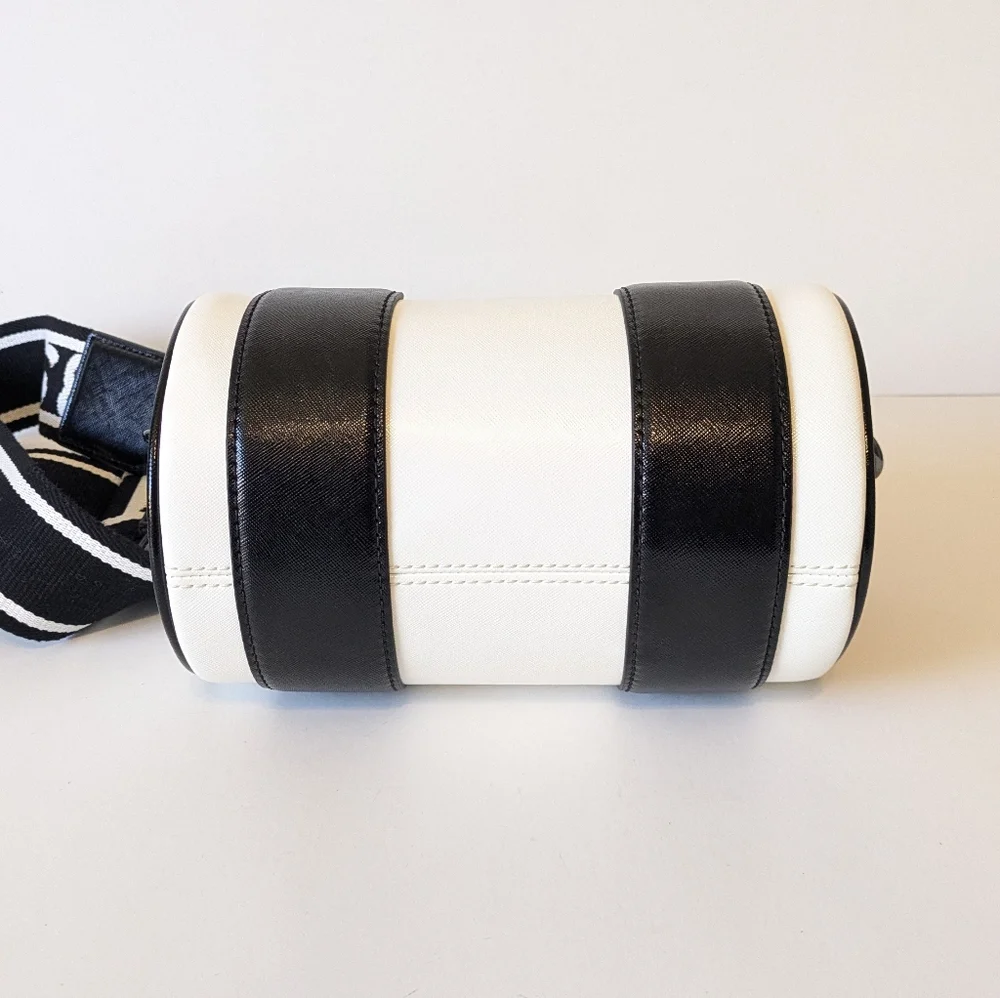Marc Jacobs Black White Mini Barrel Bag - Picture 4 of 9